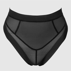 New With Tags La Senza Size Small High Waist‎ Shaping Black G-String